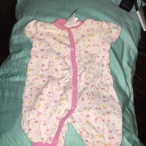 0-3 months pink onesie